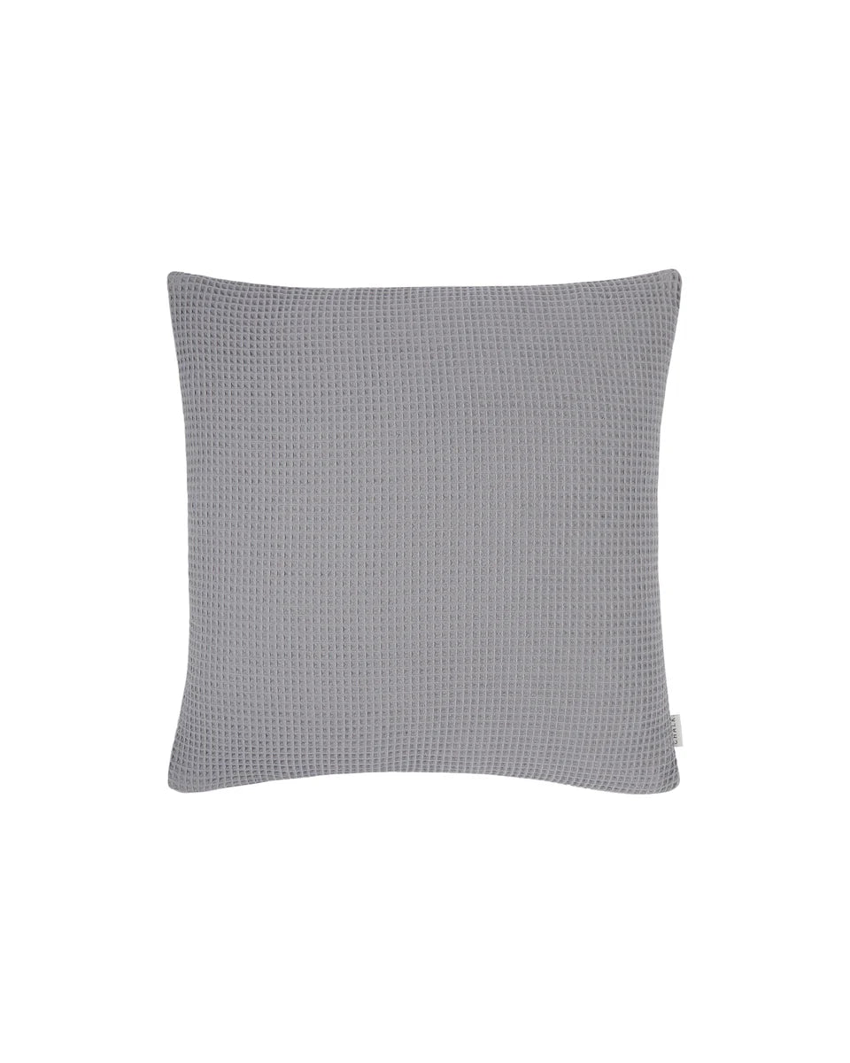 Square Cushion Waffle | Light Grey