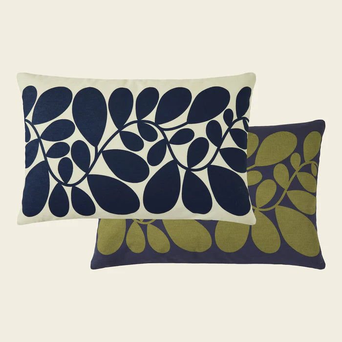 Sycamore Stripe | Blue/Olive Cushion