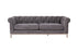 Theo | Dark Grey 3 Seater