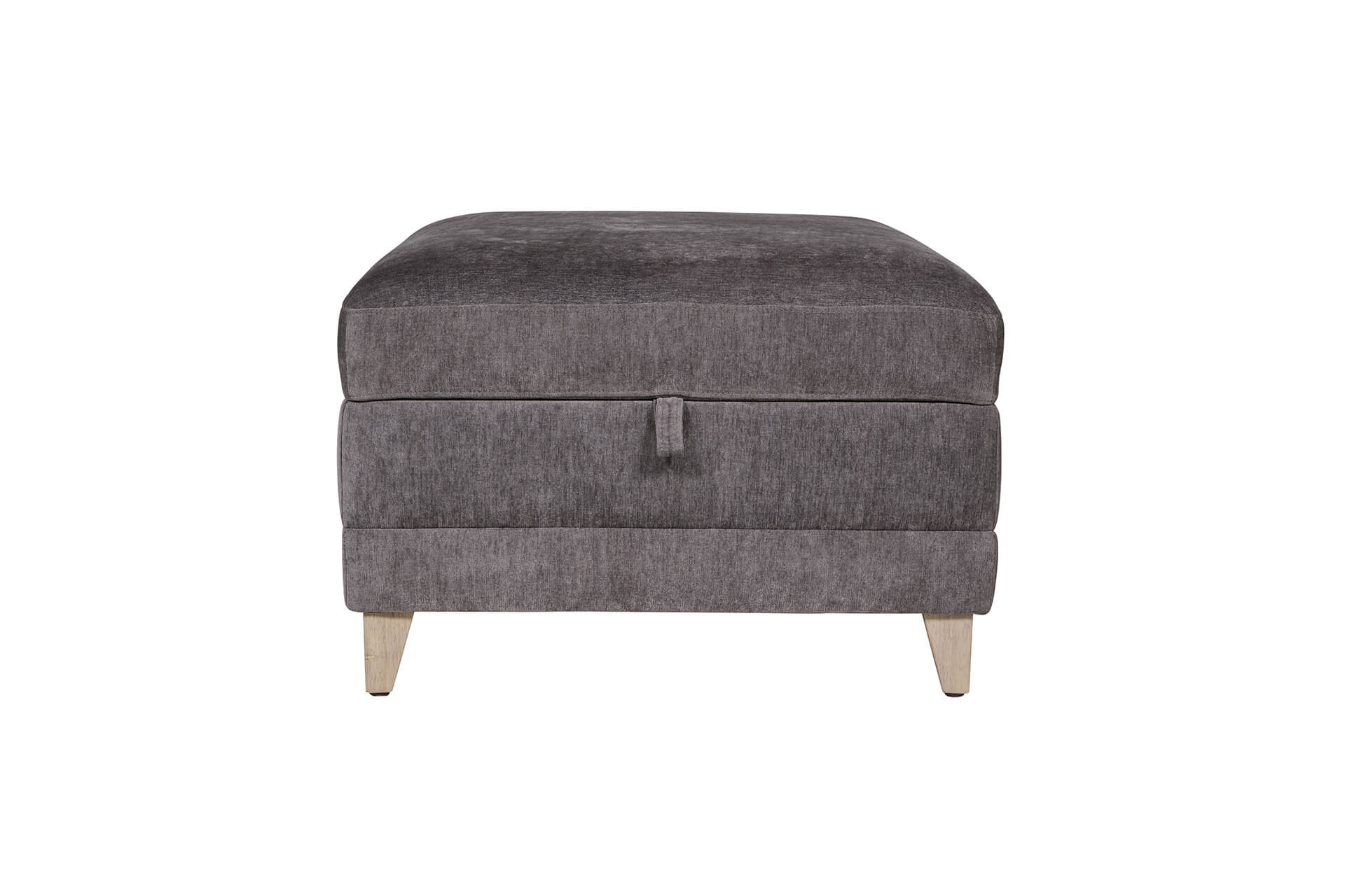 Theo | Dark Grey Storage Ottoman