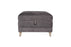 Theo | Dark Grey Storage Ottoman