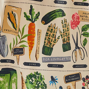 Time To Grow | Oilcloth Apron