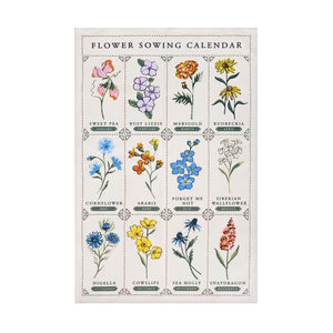 Time to Grow Flowers| Tea Towel