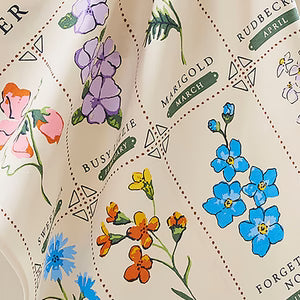 Time to Grow Flowers| Tea Towel