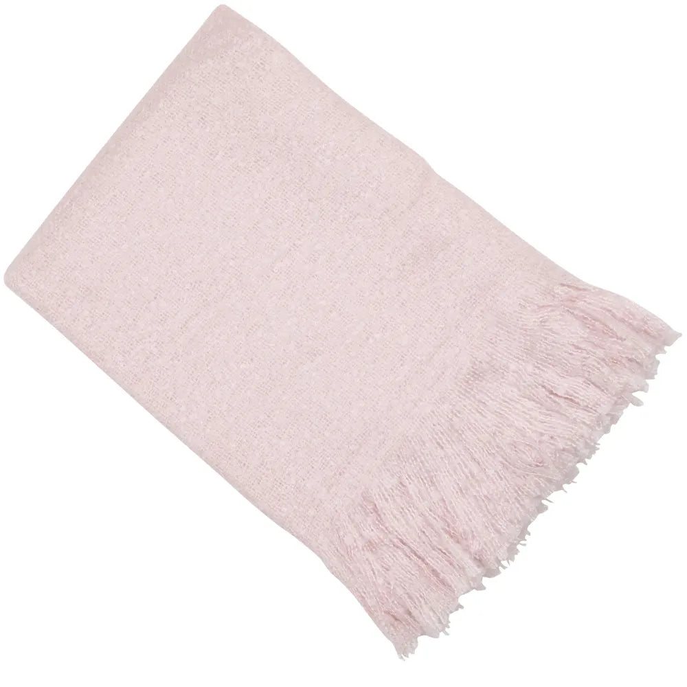 Serena Throw | Baby Pink