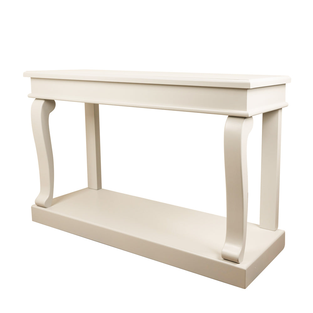 Scroll Console Table | Ivory