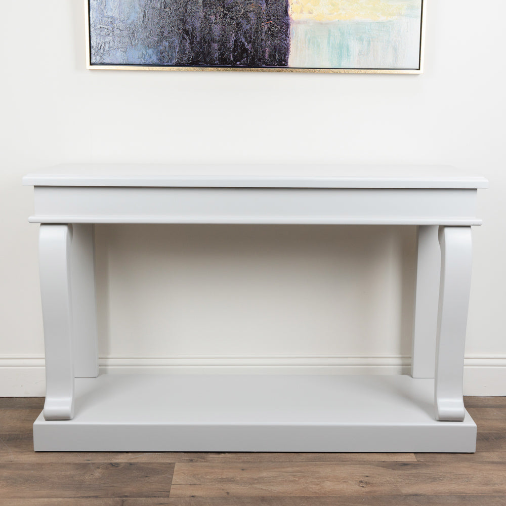 Scroll Console Table | Ivory
