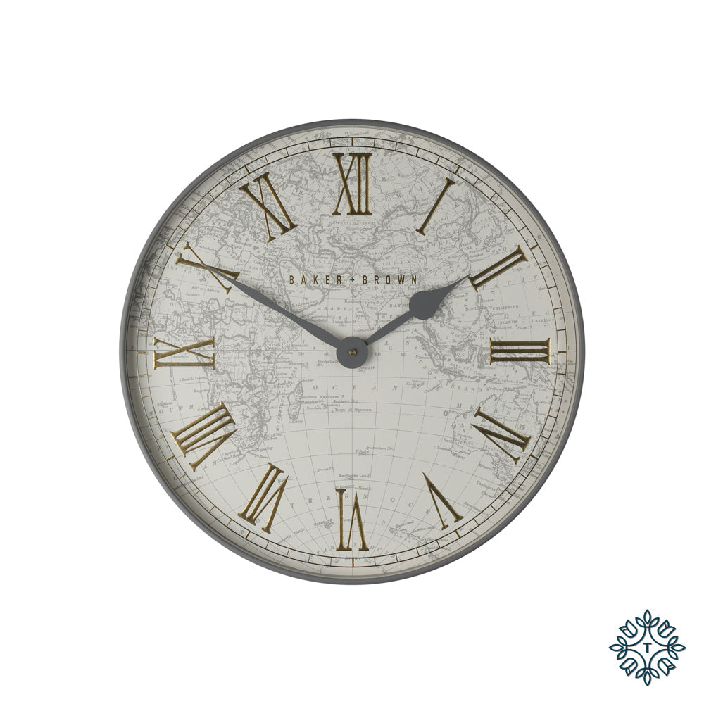 Baker & Brown Atlas Clock  Reserved for Wedding Registry 402334