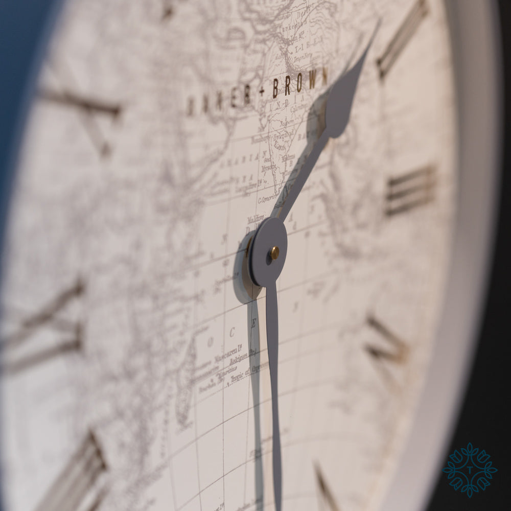 Baker & Brown Atlas Clock  Reserved for Wedding Registry 402334