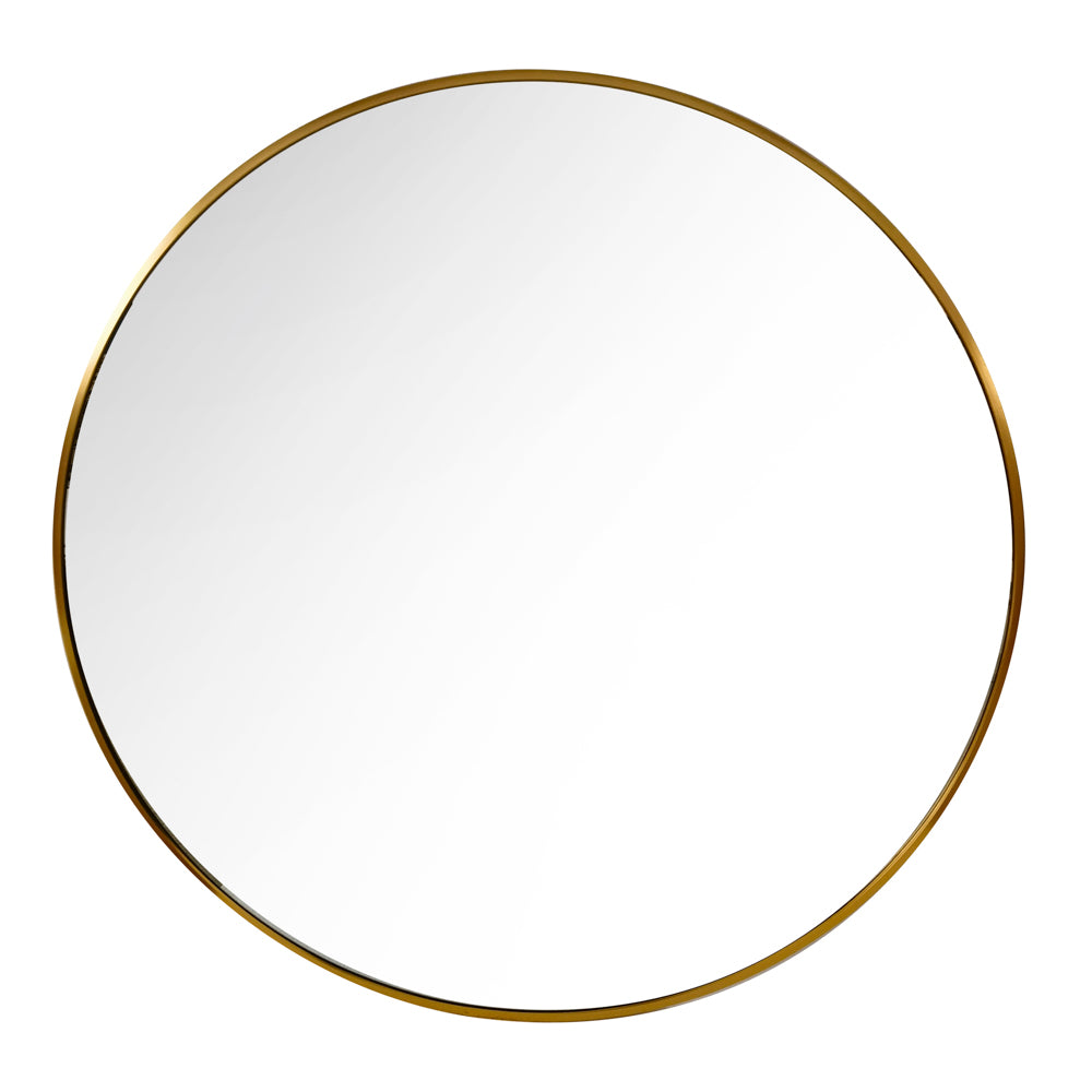Modena Gold Wall Mirror | Round