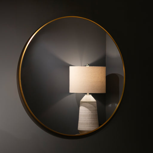 Modena Gold Wall Mirror | Round