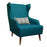 Laura Highback Chair | Teal