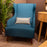 Laura Highback Chair | Teal