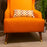 Laura Highback Chair | Orange