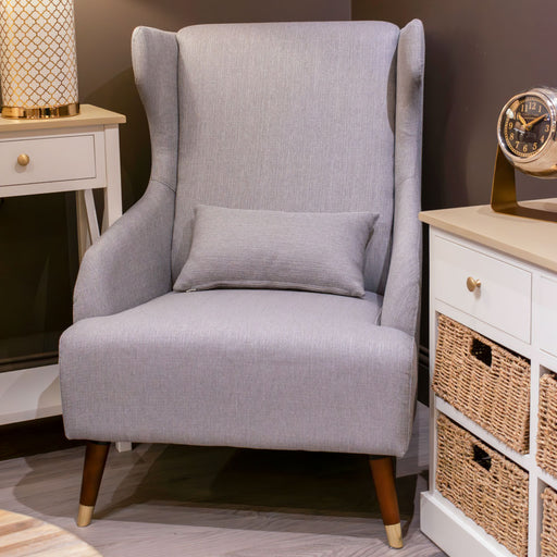 Laura Highback Chair | Grey