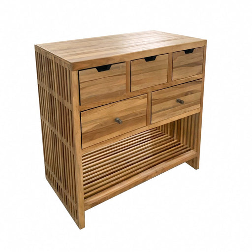 Harry 5 Drawer Console