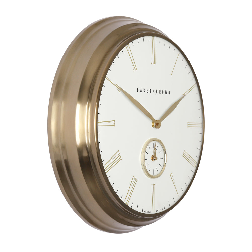 Brass Wall Clock