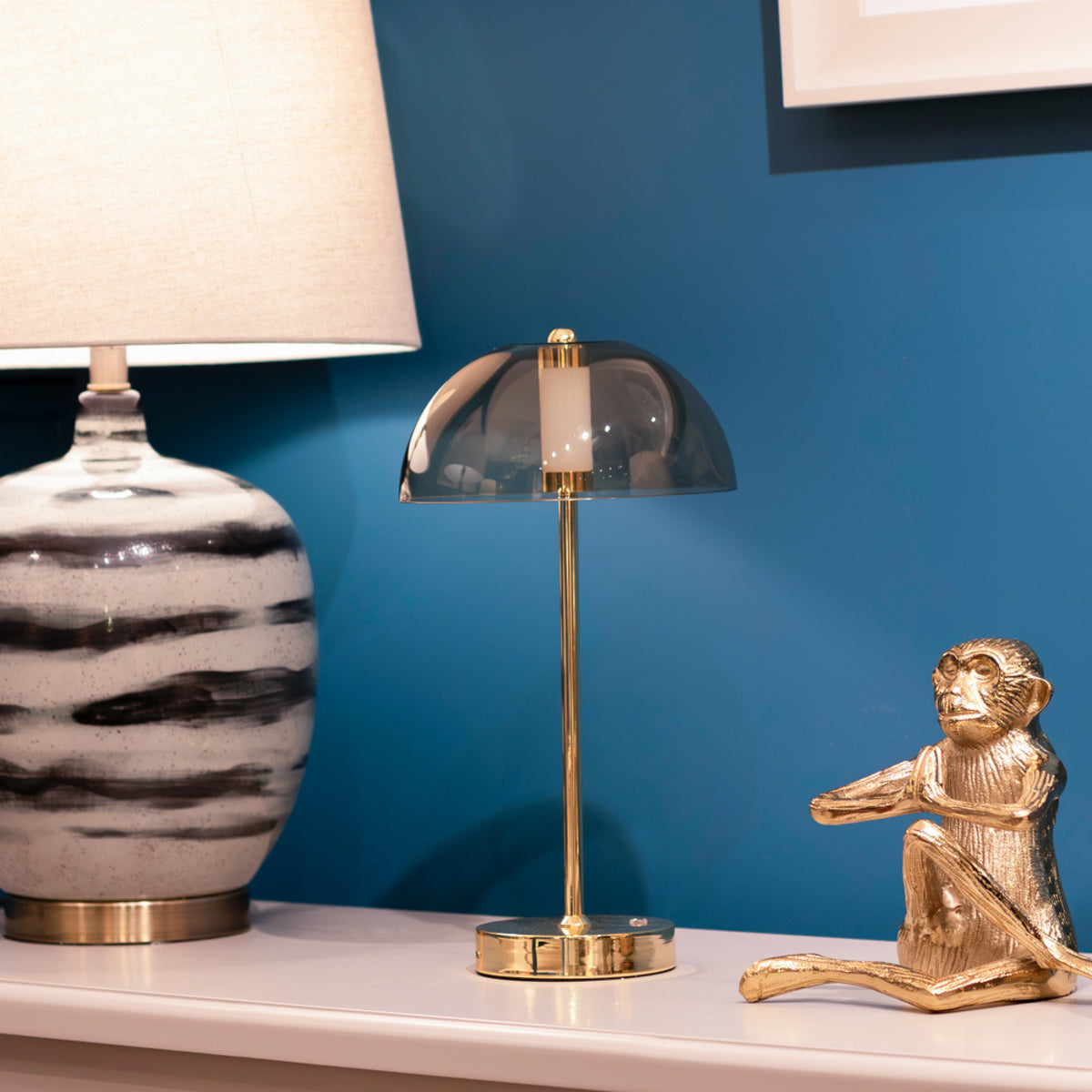 Jada USB Rechargeable Lamp | Gold