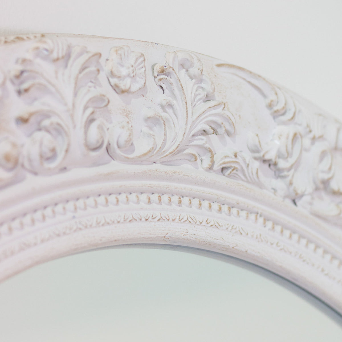 Yvette Round Mirror | 90cm Cream