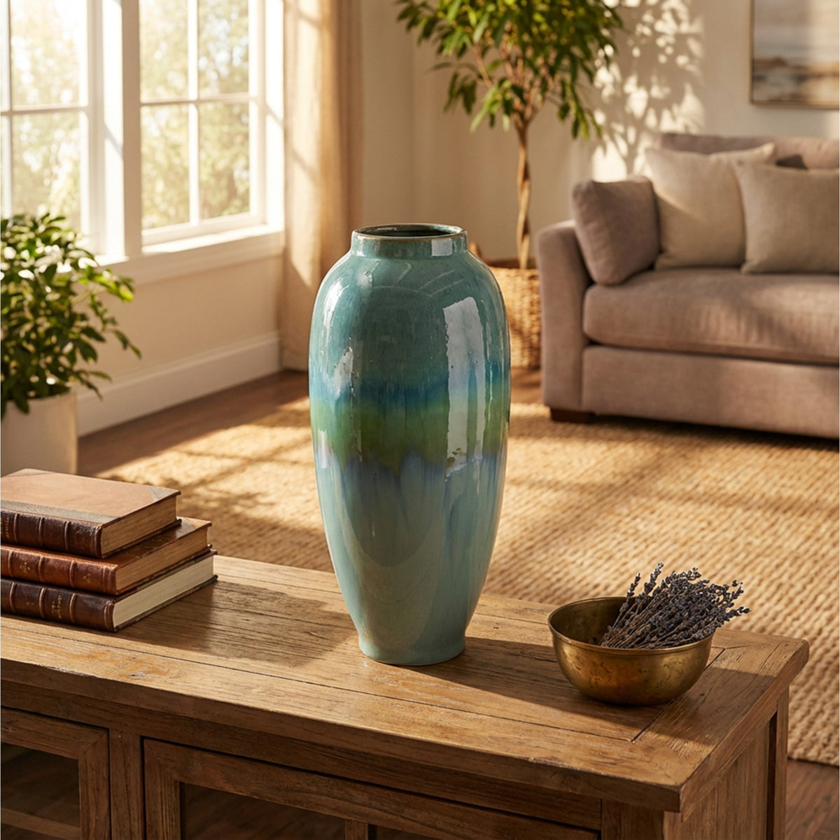 Reactive Glaze Vase | 41cm