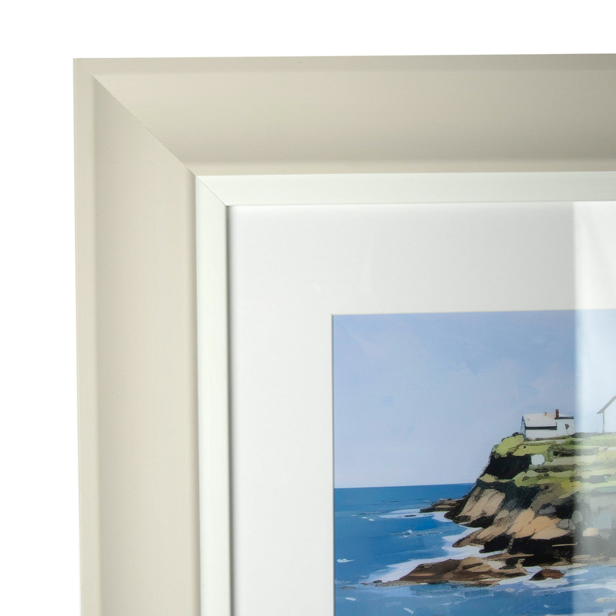 Framed Print Seaside Cottage