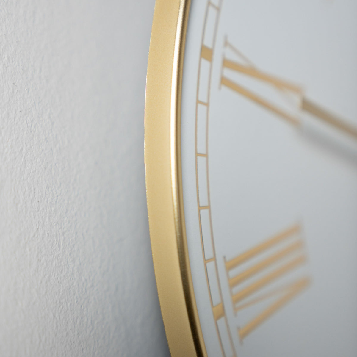 Pesaro Wall Clock | Gold/White | 36cm