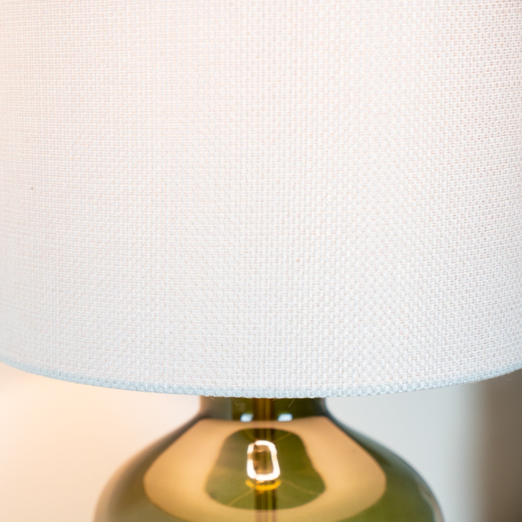Carissa Glass Table Lamp | Dark Green | 53cm