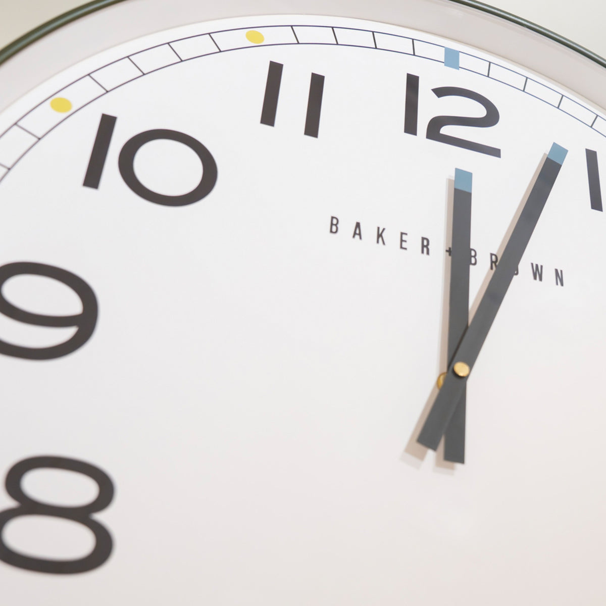 Baker & Brown Clock Trevi Green | 50cm