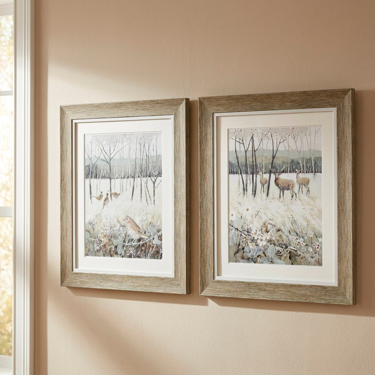 Framed Print Ash Forest / Oak Woodlands | 2 asst