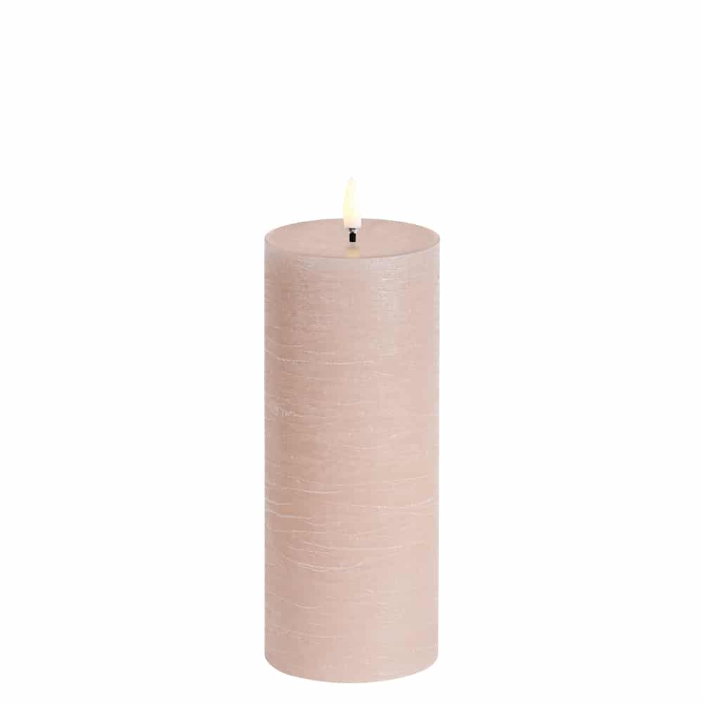 Beige | LED Large Pillar Candle
