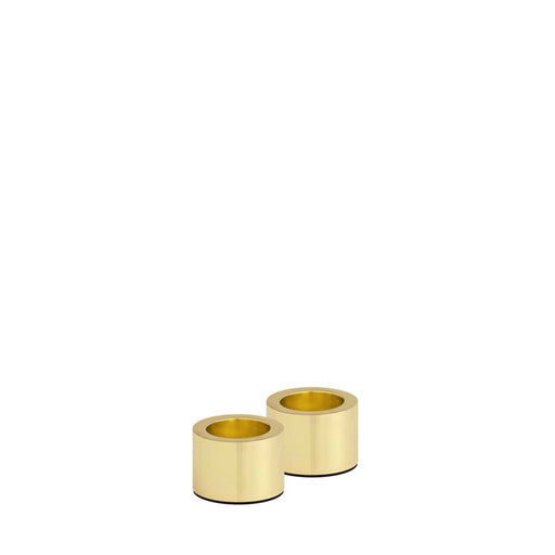 Light Candleholder | Matte Brass