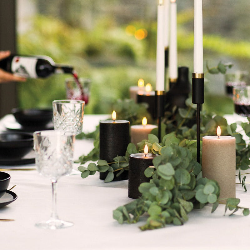 Sandstone | LED Medium Pillar Candle