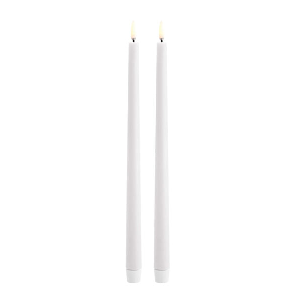 Nordic White | Slim Taper Candles