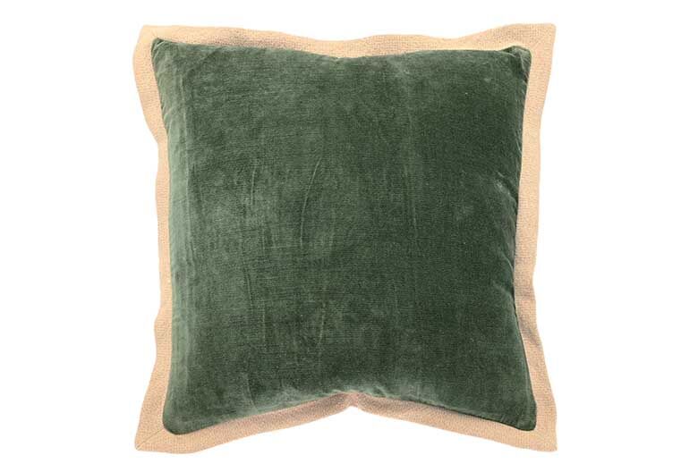 Velvet Flange Cushion