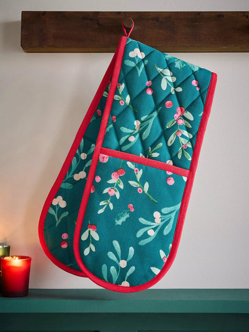 Christmas Holly | Double Oven Glove