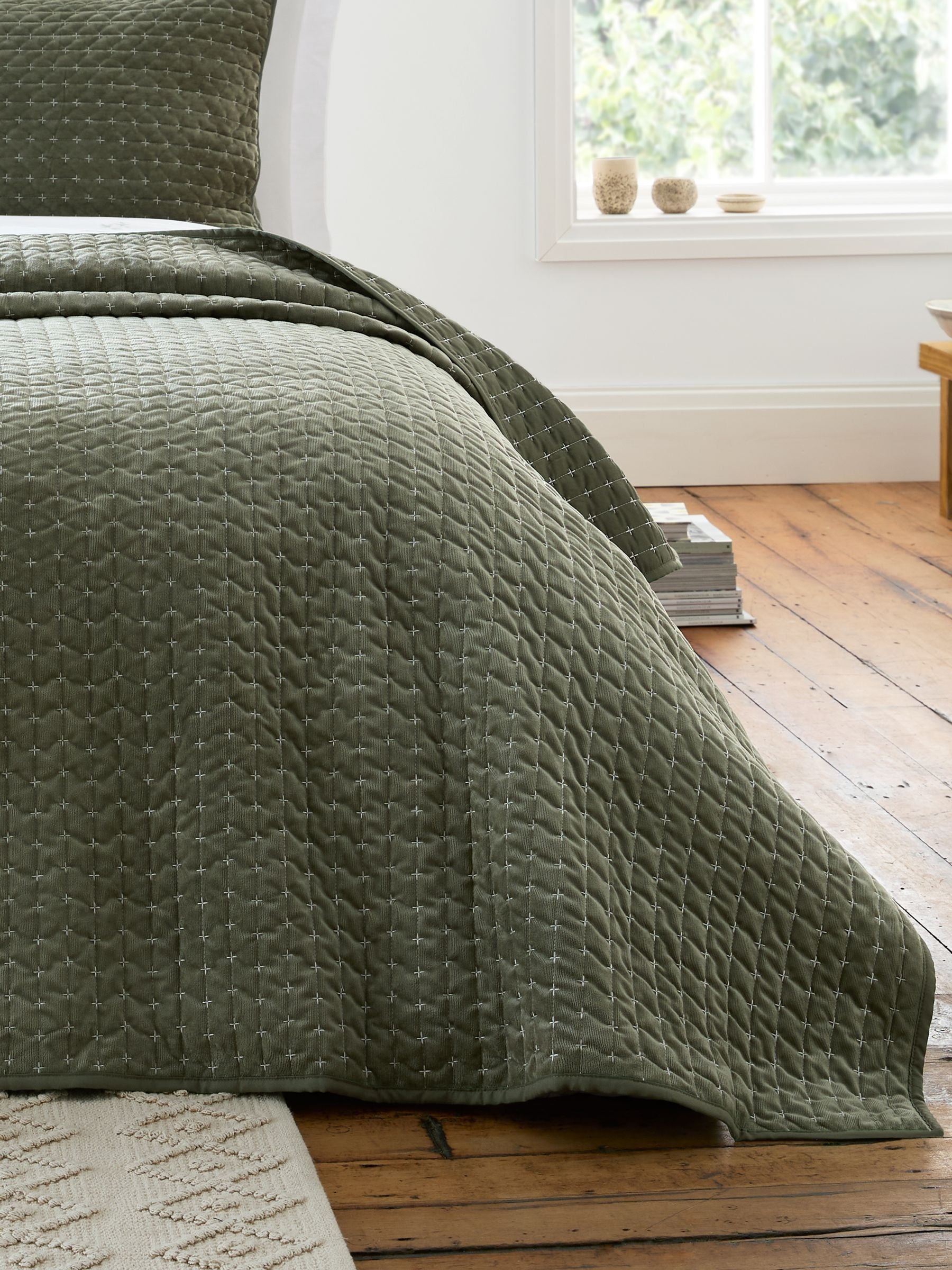 Attica Velvet Bedspread