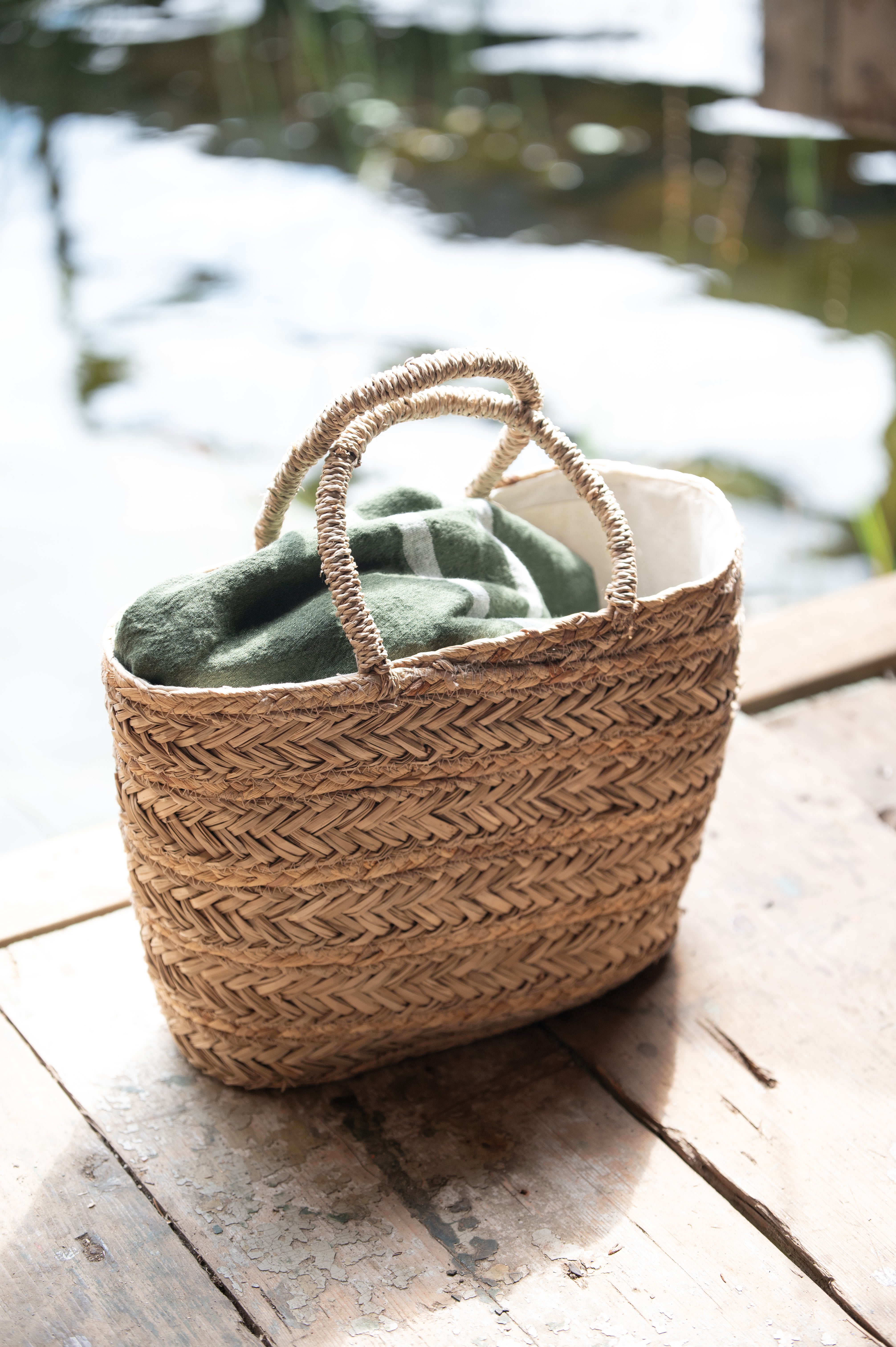 Natural Seagrass Shopper