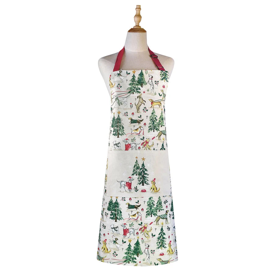 Winter Walkies | Cotton Apron | Beige