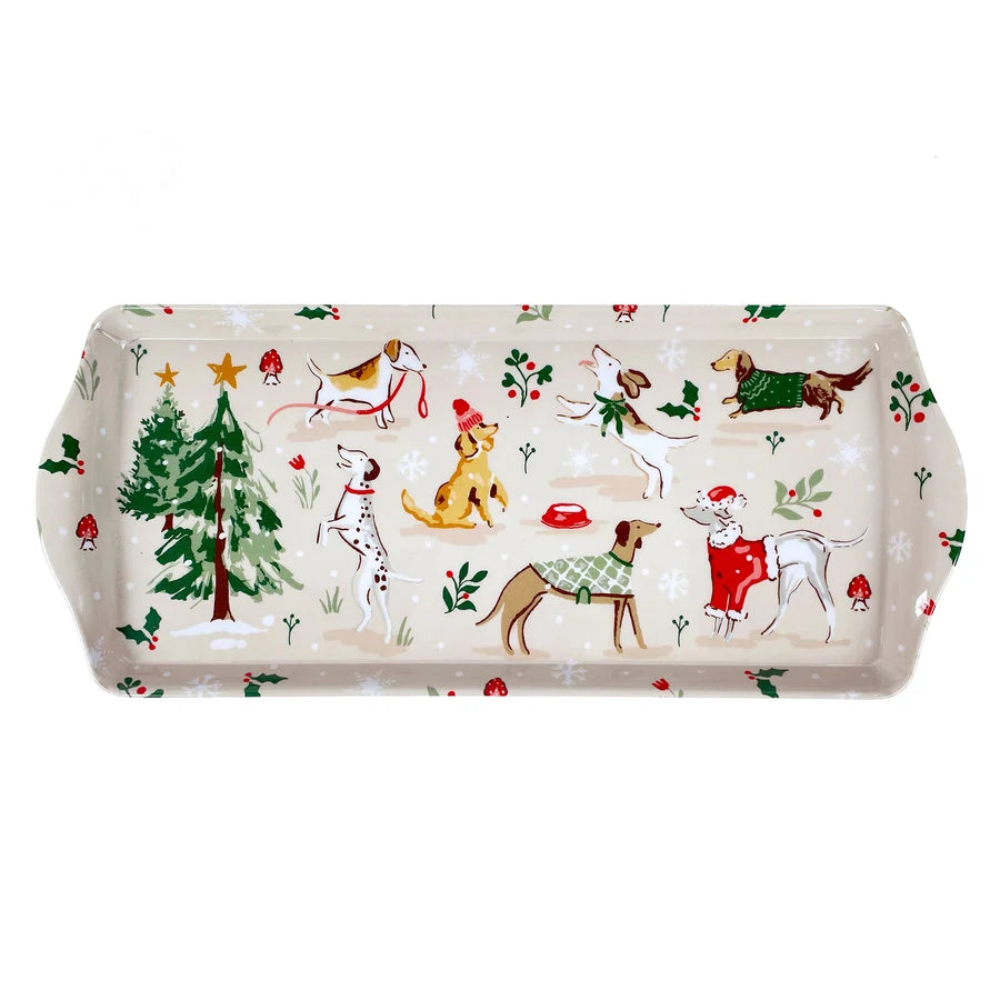 Winter Walkies | Scatter/Small Serving Tray | Beige