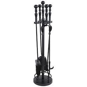 BLACK GALLERY BALL TOP COMPANION SET