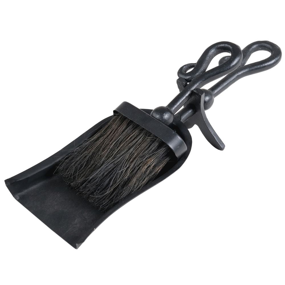 Crook Handled Hearth Tidy | Black
