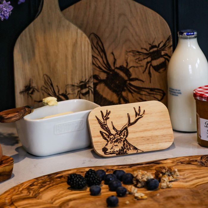 Stag | Butter Dish
