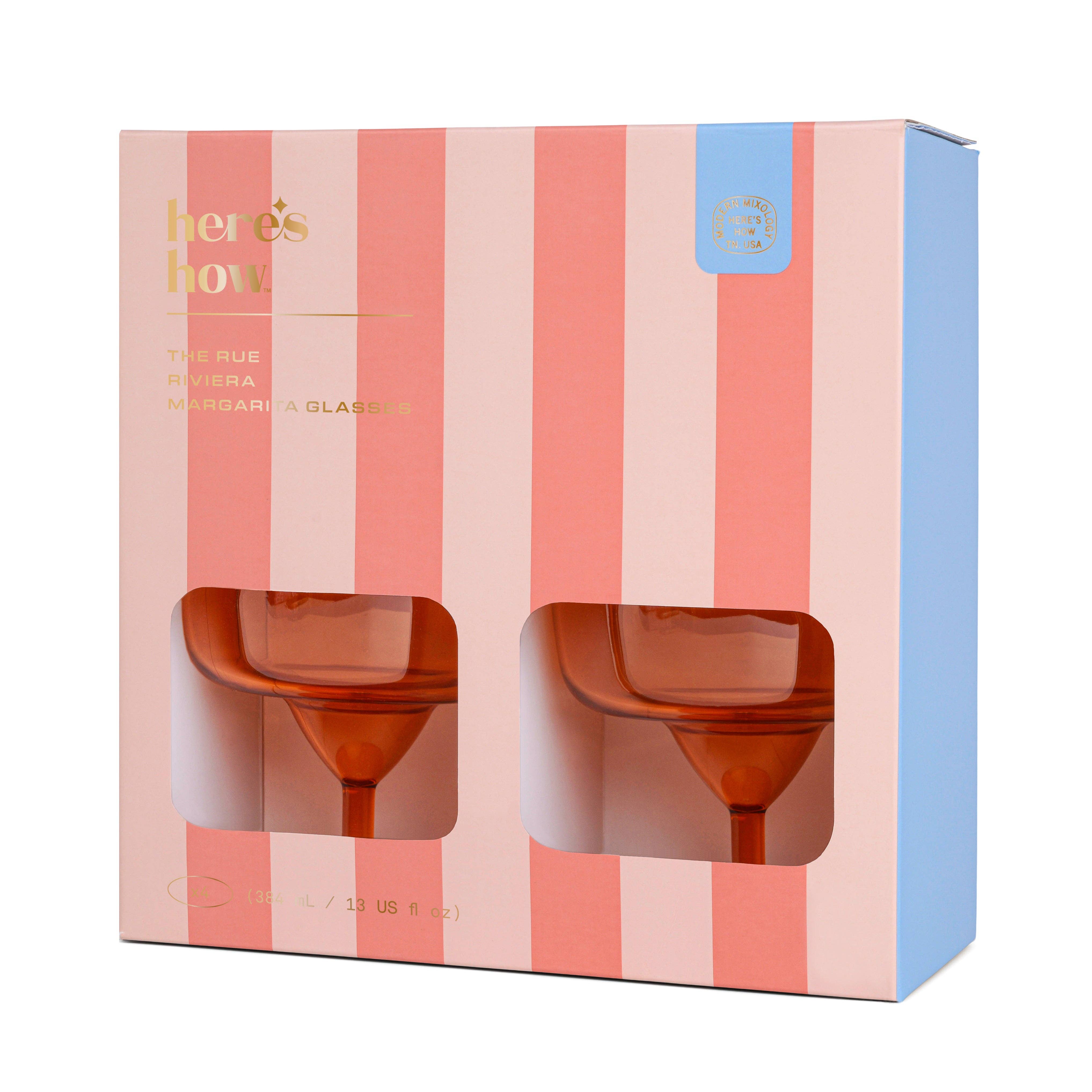 The Rue Margarita Glasses | Orange