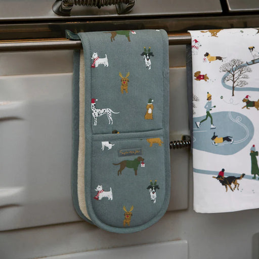 Christmas Dogs | Double Oven Glove