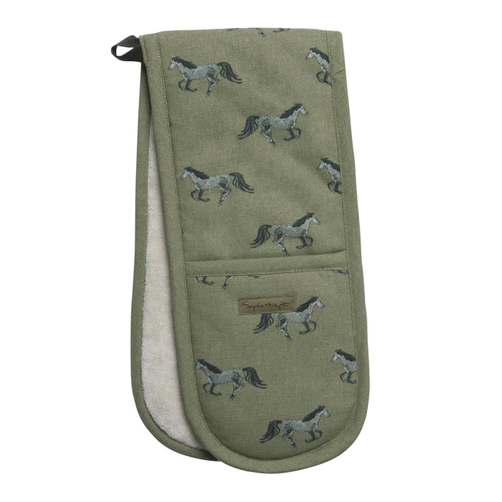 Grey Horse | Double Oven Glove