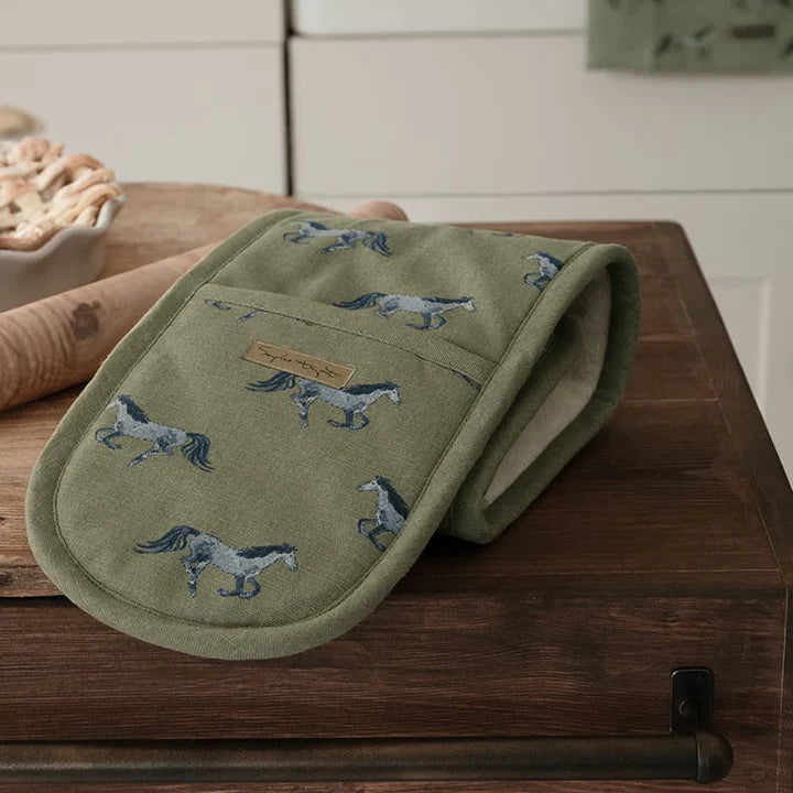 Grey Horse | Double Oven Glove