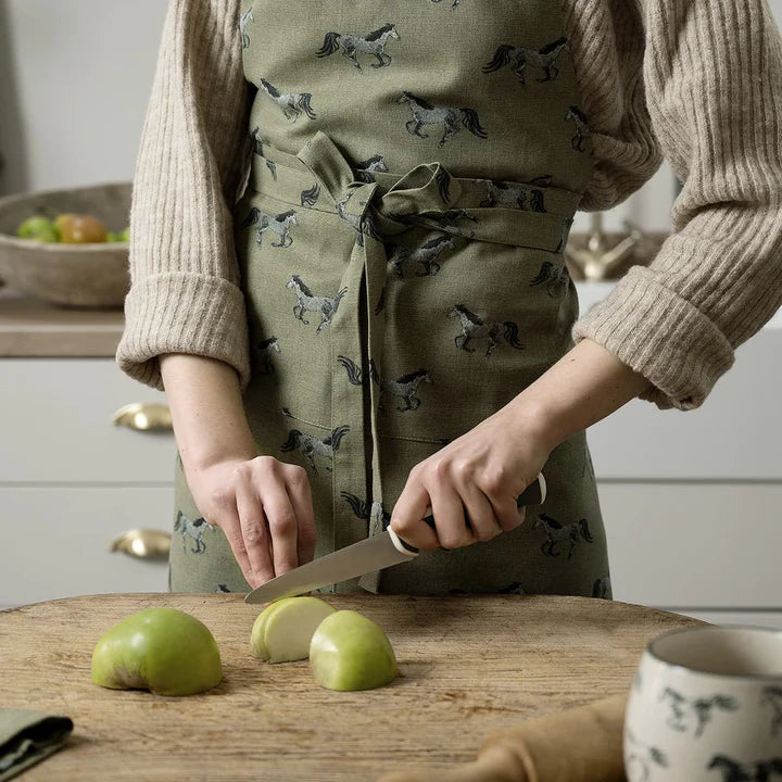 Grey Horse | Adult Apron