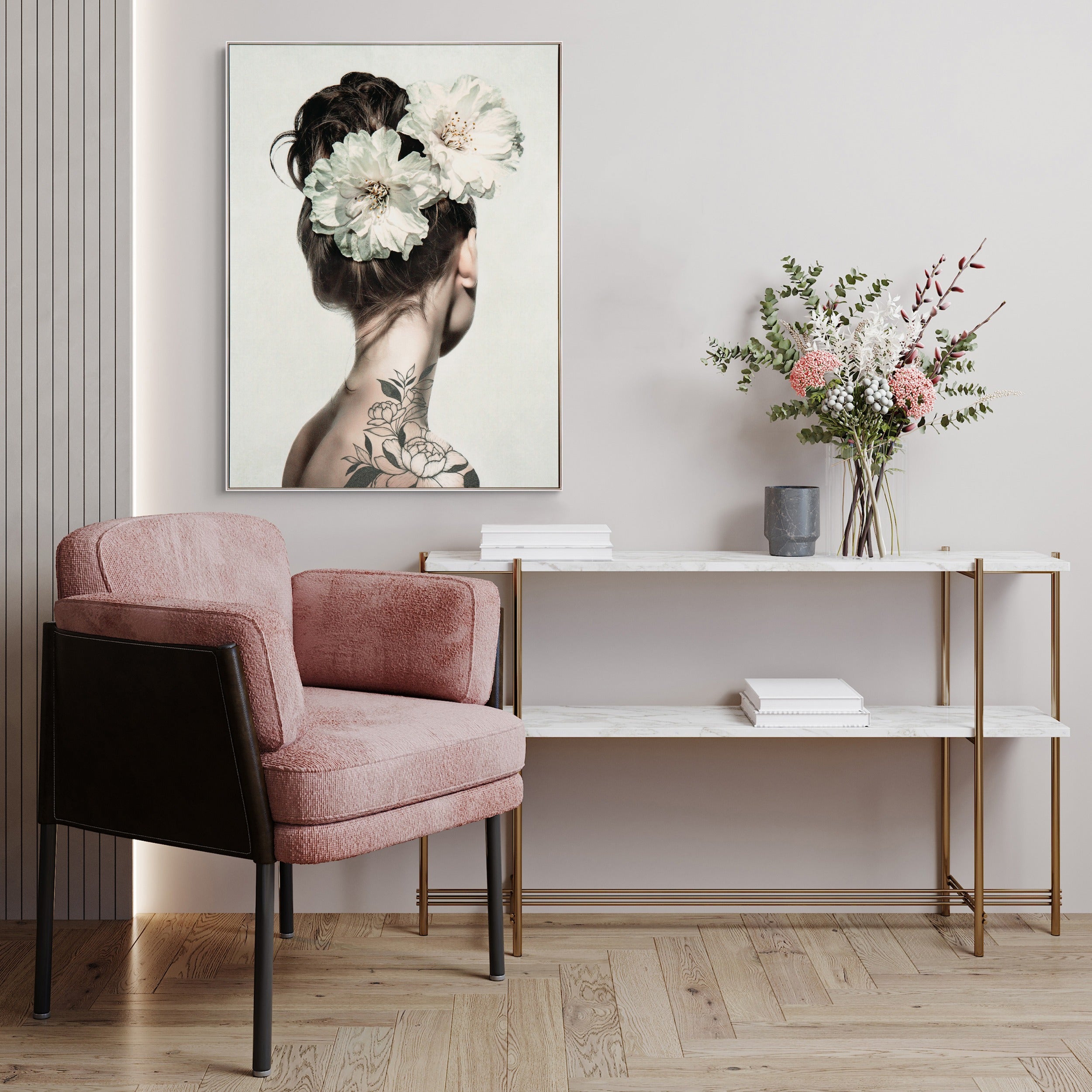 Girl With The Flower Tattoo