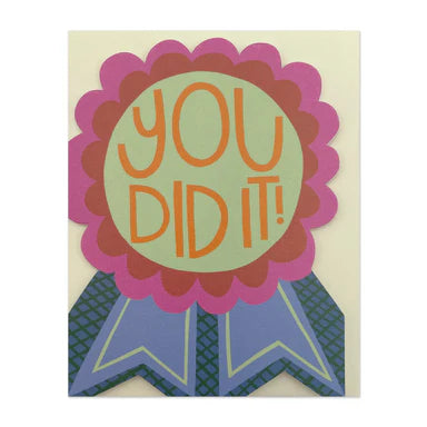 You Did It Rosette | Card