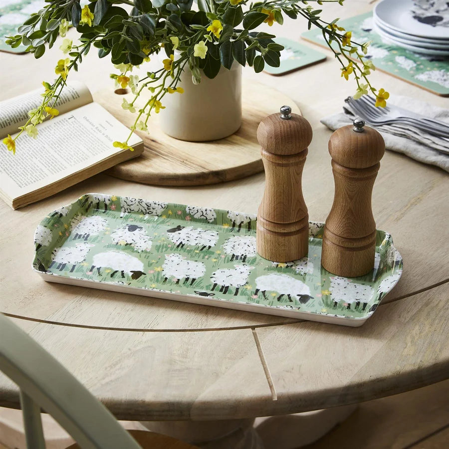 Woolly Sheep | Small/Scatter Serving Tray | Green